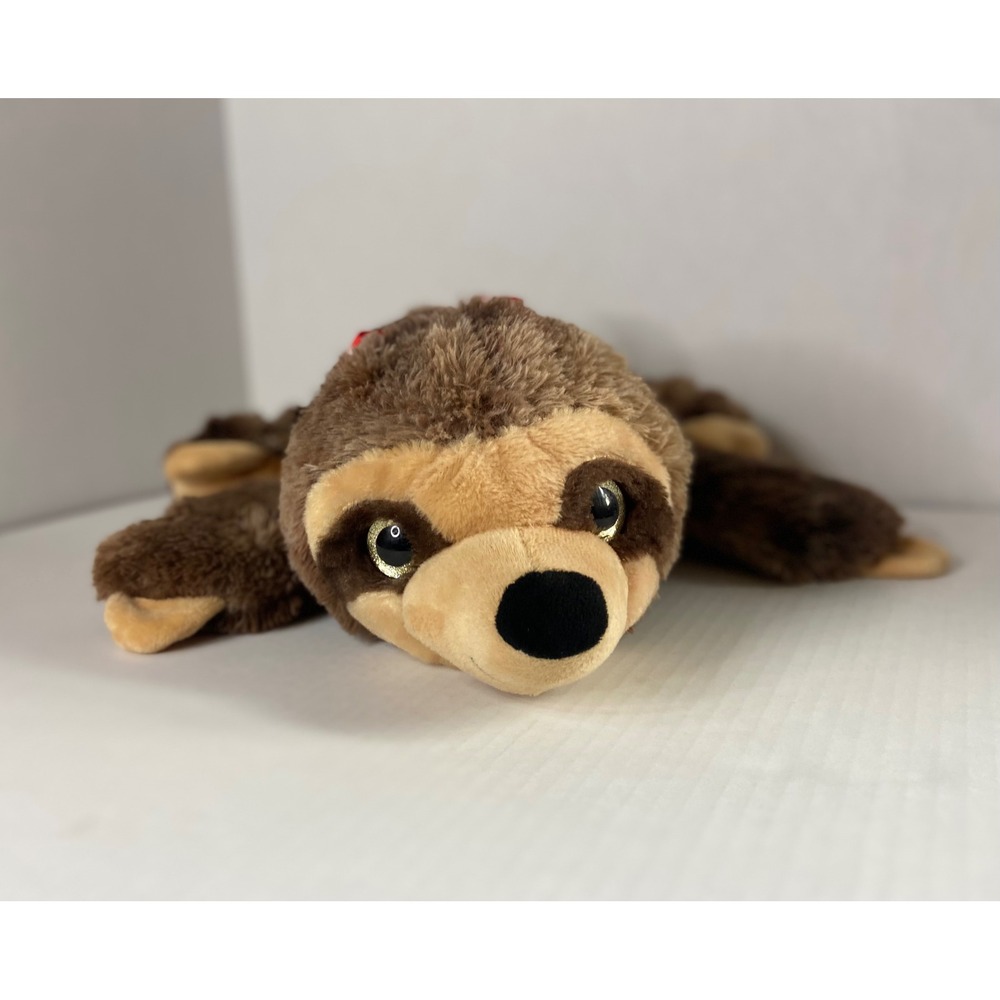Plush Sloth‎ Stuffed Animal Toy Red Bow - Picture 2 of 13